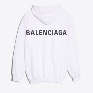 NWT Balenciaga Logo Hoodie AUTHENTIC